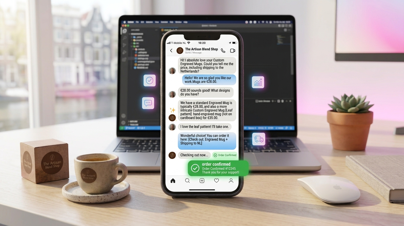 The Instagram AI Sales Engine: The Complete Guide to Selling in DMs · Instagram automation guide