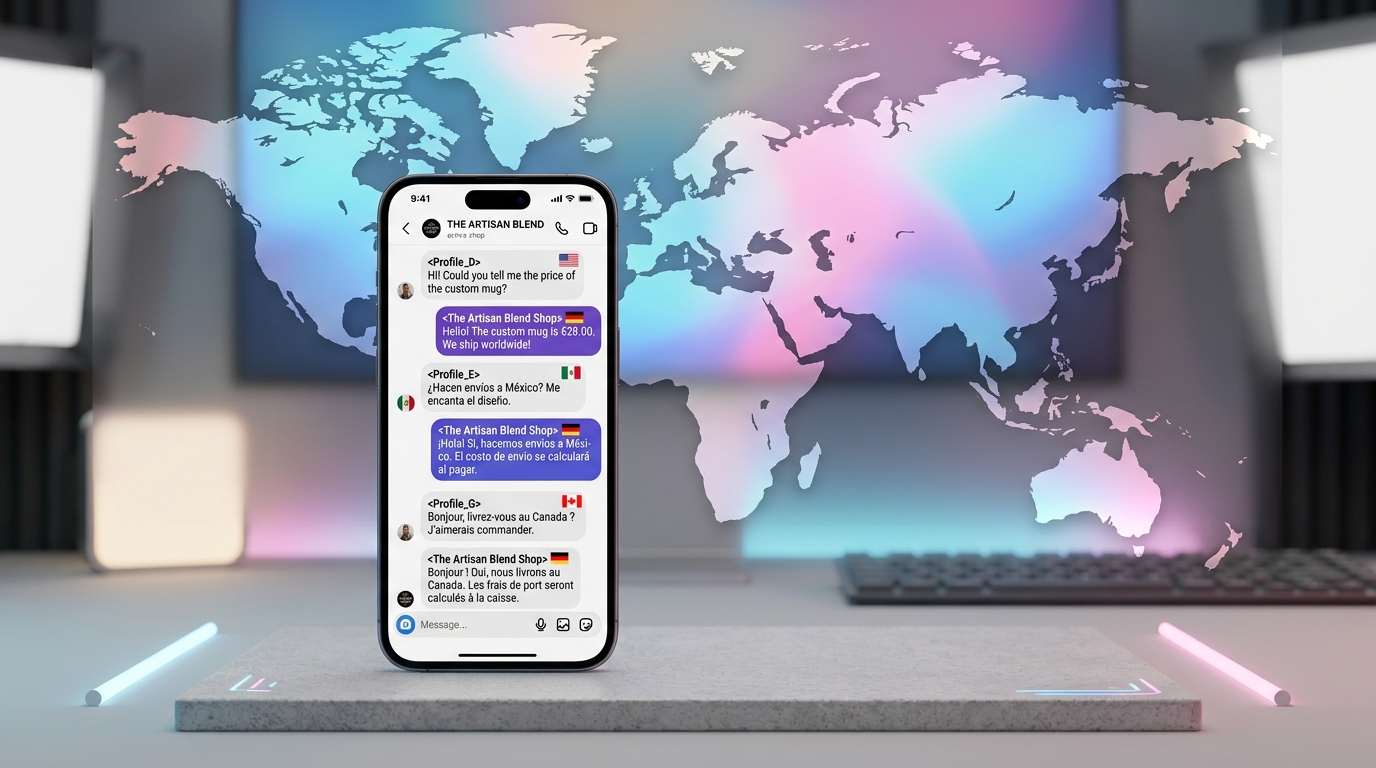 How to Sell on Instagram in Multiple Languages Automatically — Multilingual · Instagram automation guide