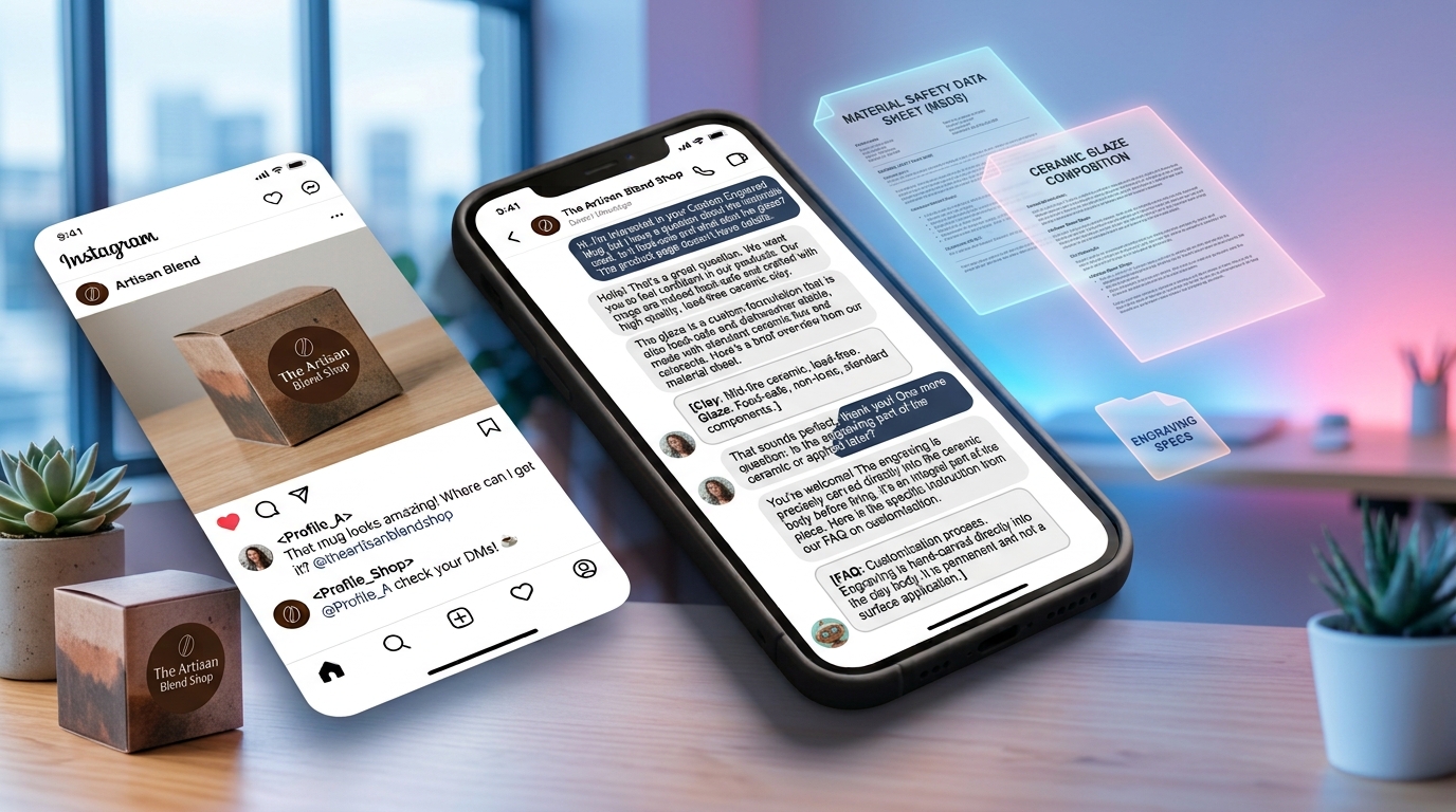 How to Train an Instagram AI Chatbot on Your Brand — AI Agents · Instagram automation guide